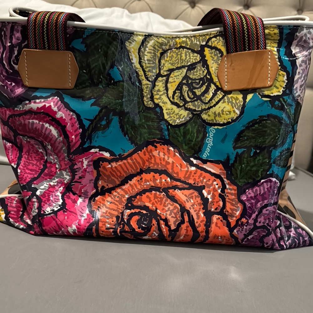 Consuela Floral Multicolor Weekend Tote Bag